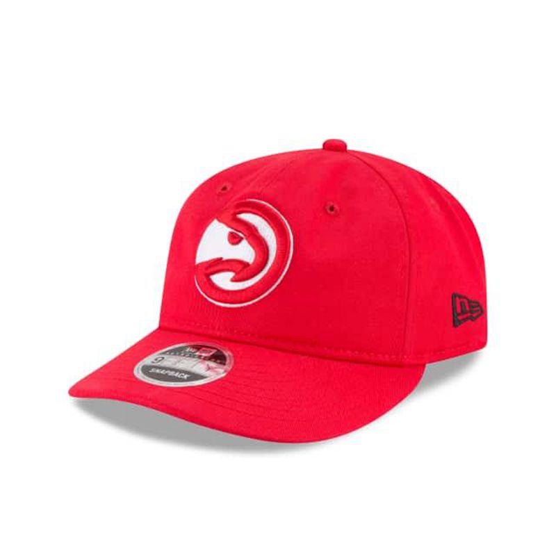 NBA Atlanta Hawks Team Choice Retro Crown 9Fifty Snapback (TAQ9944) - Red New Era Caps